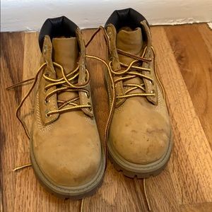 Tan timberland boots